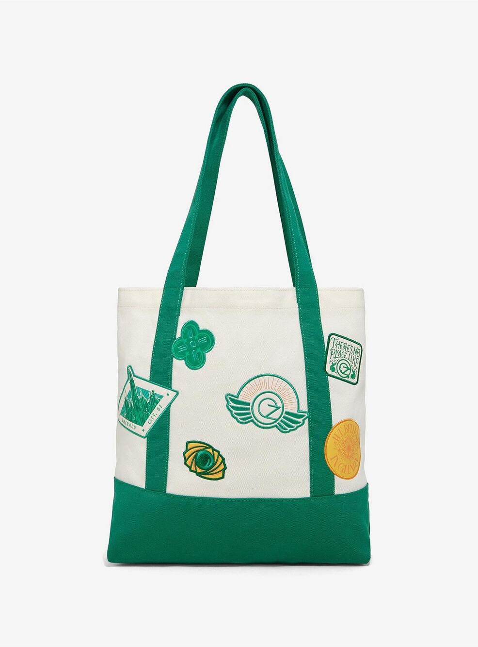Wicked Icon Patches Canvas Tote Bag - BoxLunch Exclusive